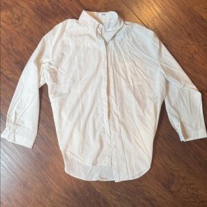 soft white button down XXL